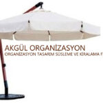 Bahçe şemsiyesi kiralama